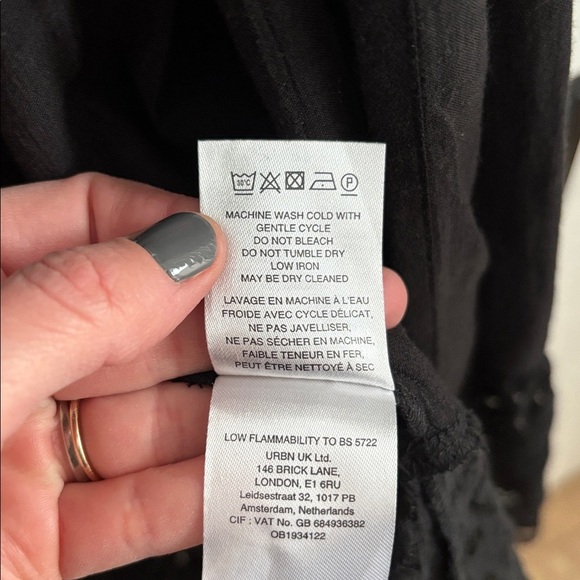 :Price Firm: Anthropologie Mixed Lace Crochet Duster - Picture 11 of 12